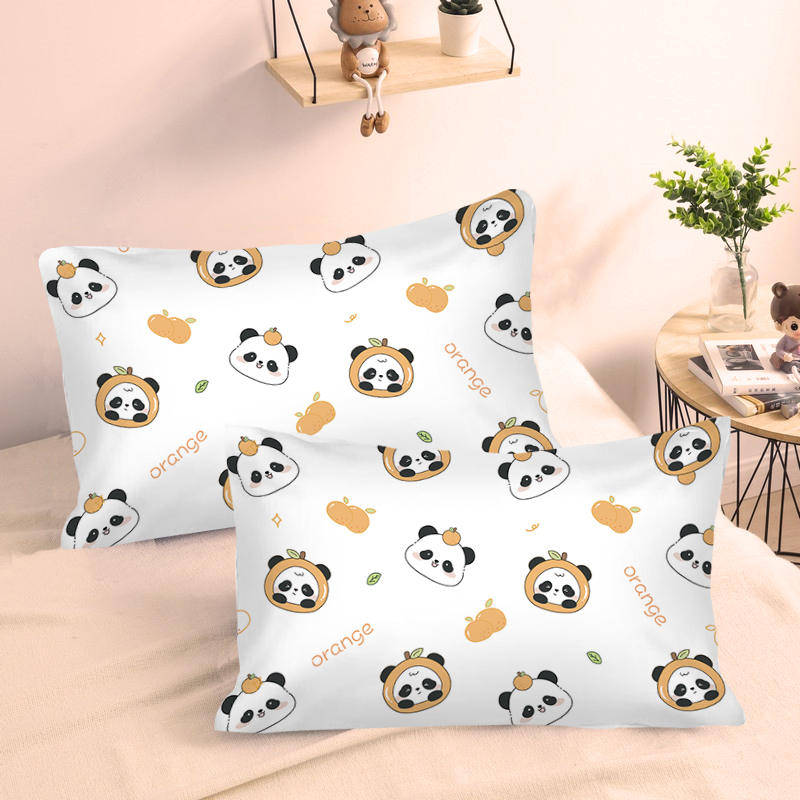 卡通可爱简约拼图水晶绒枕套冬季保暖女生寝室学生宿舍单人枕头套