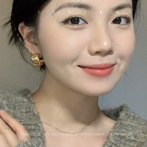 不规则高级感女气质百搭耳饰