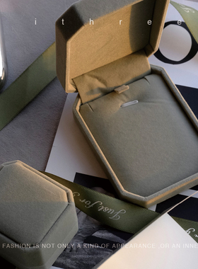 ithree/节日礼盒饰品仪式感包装精致简约送女友送闺蜜代写信贺卡