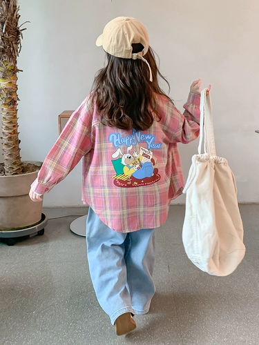 Рубашка, детская тонкая куртка, осенняя