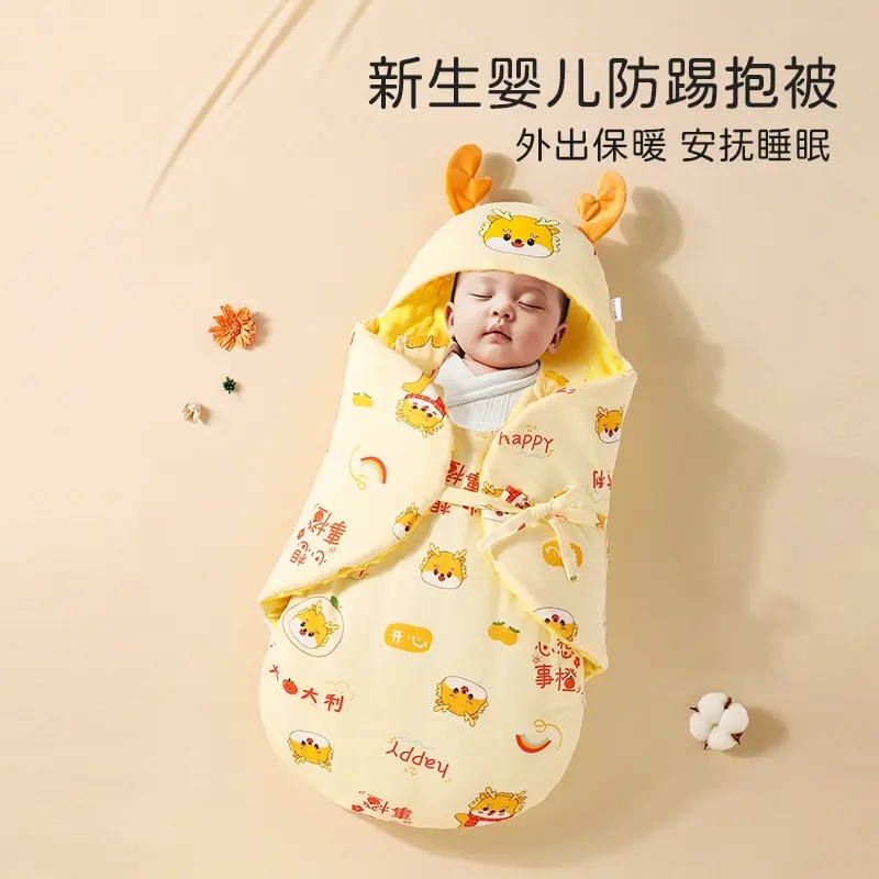 婴儿包被初生抱被秋冬加厚