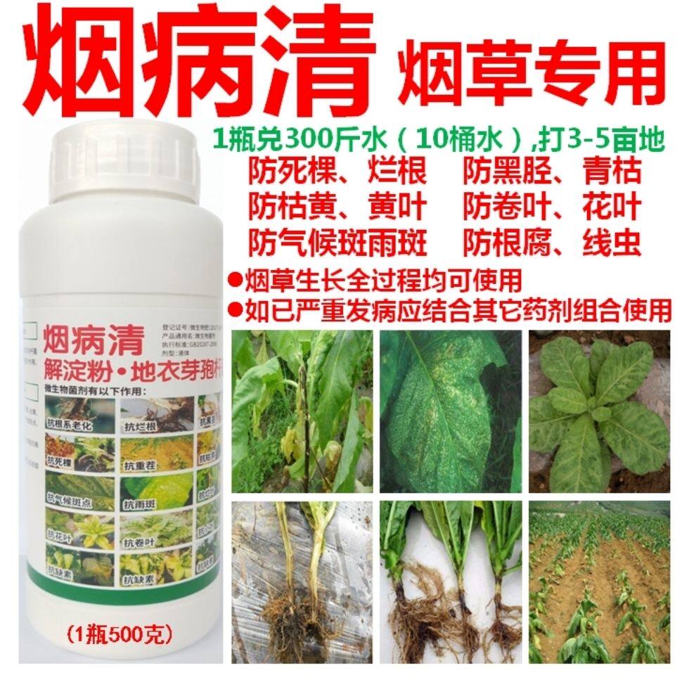 烟病清壮烟宝长好烟烤烟黑胫病青枯根腐病死苗烂根专用药