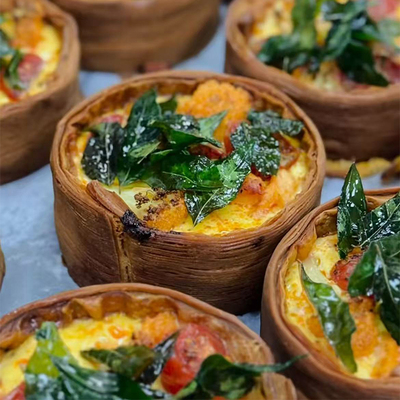 圣诞节网红爆款法式千层挞壳水果甜品甜点制作奶油塔皮烘焙半成品