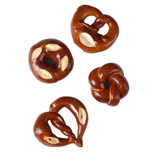 碱水包德国结立体3D冰箱贴挂件胸针可颂贝果牛角仿真面包摄影磁吸