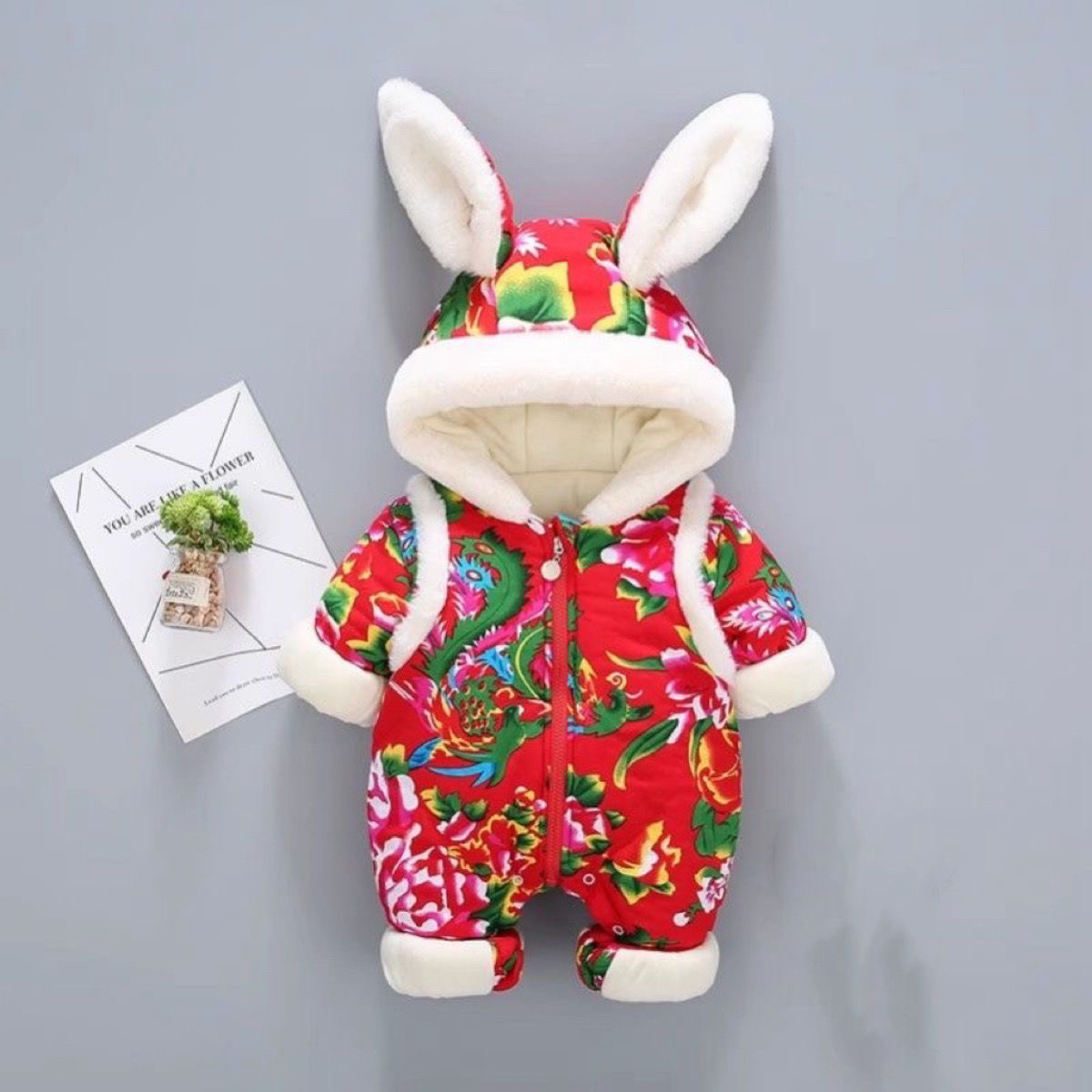 宠物冬天新年衣服东北农村大花袄泰迪喜庆衣服狗狗博美猫咪金毛