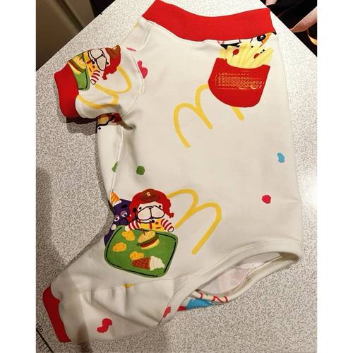 [ 短胖体型专用] 法斗狗狗衣服秋冬款家居服巴哥斗牛犬四脚打底衫