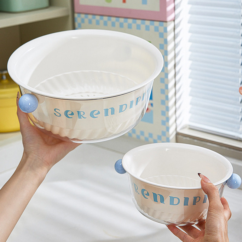 双层多巴胺沥水篮家用防尘水果篮子清洗滤水二合一加厚果盘洗菜篮,餐饮具,洗菜盆/沥水篮/漏水筛,淘宝优惠券,粉丝福利购,淘宝优惠卷