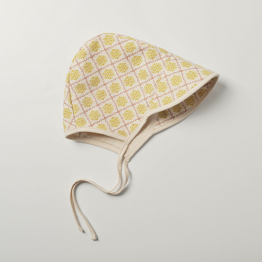 moinmlon春秋韩版新款女童飞行员帽宝宝遮阳棉帽子婴儿翻边包头帽