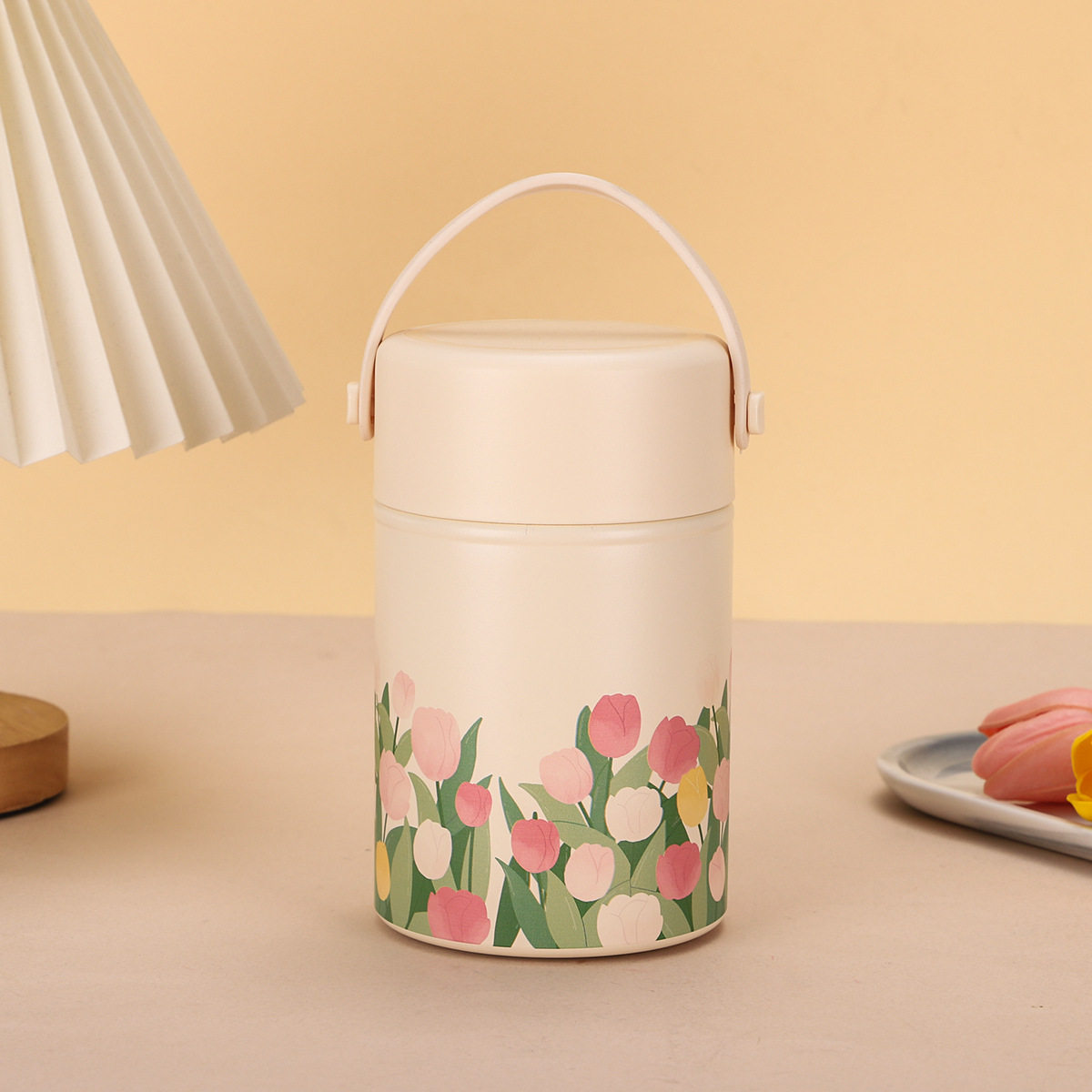 316不锈钢郁金香焖烧杯银耳羹保温保温杯带折叠勺煮粥焖烧罐,餐饮具,焖烧杯,淘宝优惠券,粉丝福利购,淘宝优惠卷