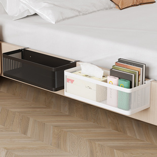 宿舍床头置物架挂篮子床边床上收纳好物寝室悬挂筐盒空间利用