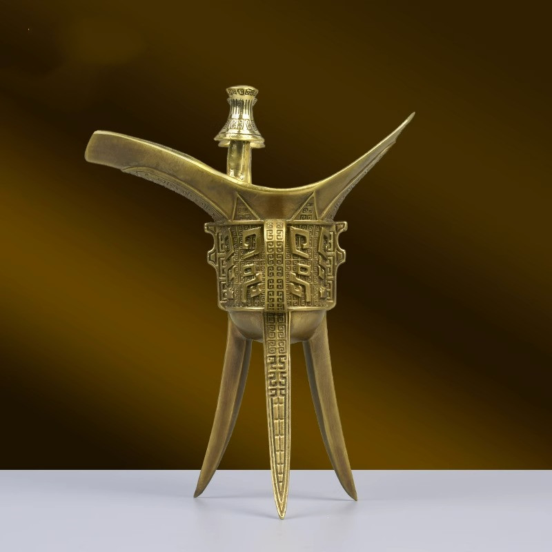 黄铜酒杯中式客厅帝王酒樽