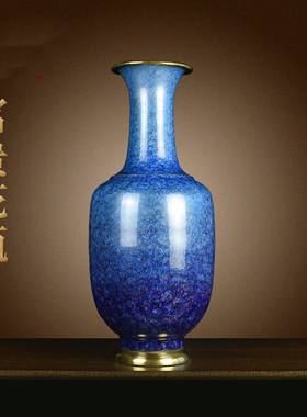 纯铜富贵花瓶摆件插花专用室内