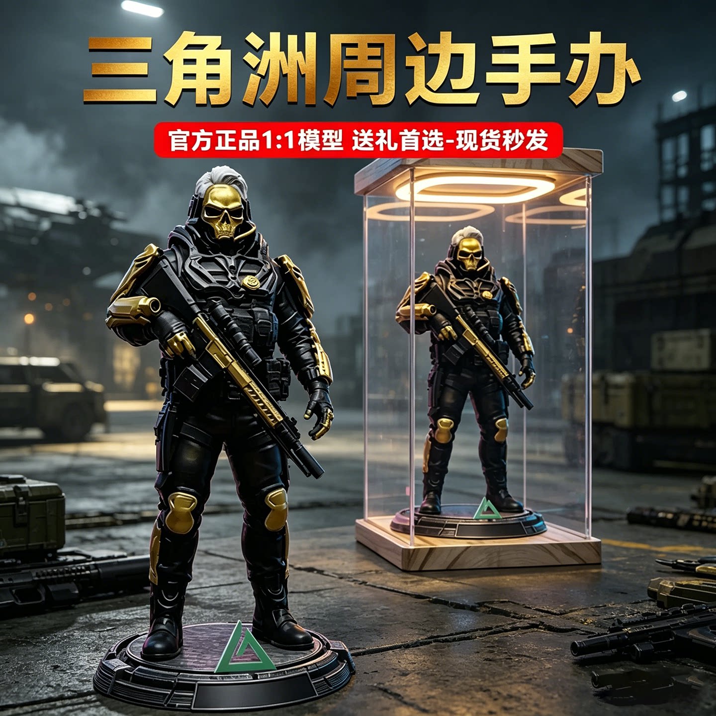三角洲行动红狼干员手办周边