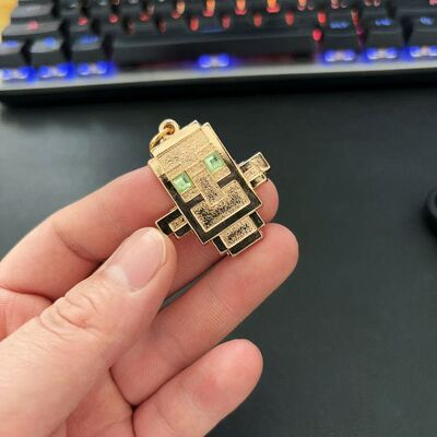 我的世界周边不死图腾金属挂件