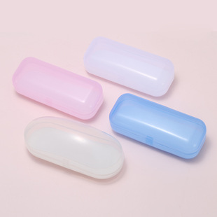 2026新款塑料儿童眼镜盒轻巧便携式镜盒颜色多样墨镜盒透明盒子