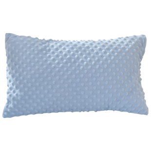 豆豆绒枕套婴儿宝宝单个枕头套30x50cm乳胶枕芯套亲肤单只一对拍2