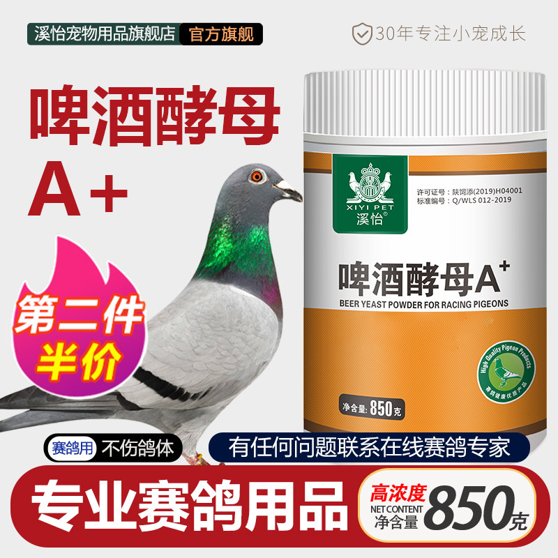 啤酒酵母粉赛鸽用保健营养肠道信鸽子专用品大全