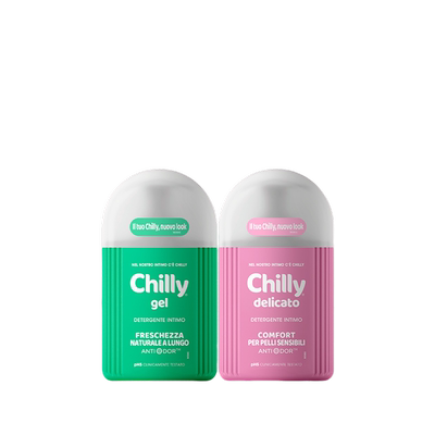 Chilly七莉私处护理液两瓶装护理清洗液女私密处洗液效期27年3月