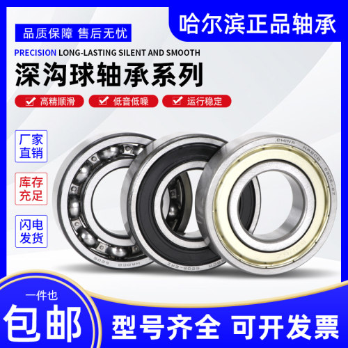 哈尔滨轴承6010 6011 6012 6013 6014 6015 6016 6017/2RS/2RZ/ZZ