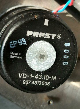 德国原装PAPST ebm 无刷直流电机VD-1-43.10 议价