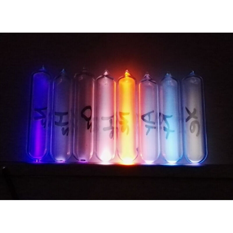 玻封稀有气体氢氮氧氦氖氩氪氙99.999%高纯度发光气体大号5种氦|