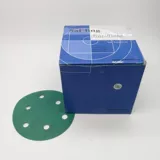 Сухая матовая бумага 125 мм зеленый песчаный сухой шлифовка и полировка 6 -дюймовая 17 -яма, 5 -дюймовая 6 -яма шлифовальные таблетки 15 зеленый песок 100 листов |