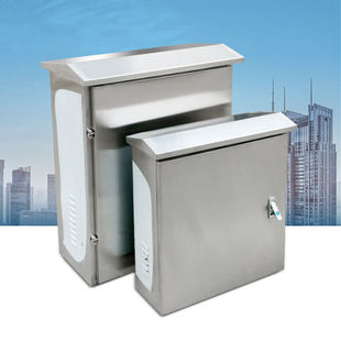 201不锈钢户外配电箱配电柜控制箱动力箱400*300*200（单层门201|