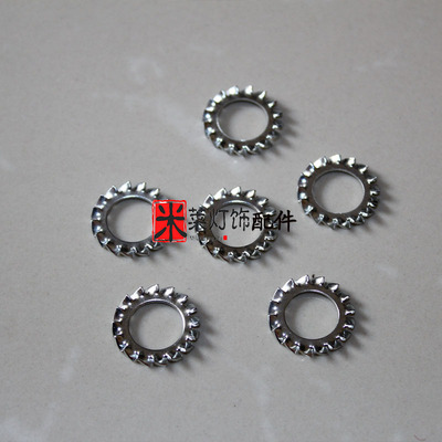 定制 M10内牙外牙锯齿防滑圈固定圈多齿垫片内外锯齿灯饰灯具配件