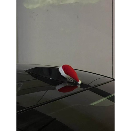 宝马圣诞帽可爱迷你小红帽车顶节日氛围感汽车装饰女士车内时尚