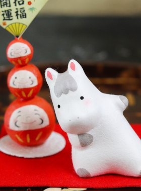 日本龙虎作品马年新款可爱招福马
