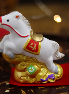 日本马年摆件礼物送人精致