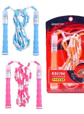 狂神5757/5756/5769竹节跳绳可调节长短绳子学生体育课中考专用绳