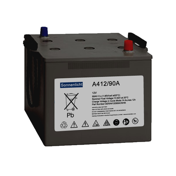 德国阳光蓄电池A412/90A用于UPS