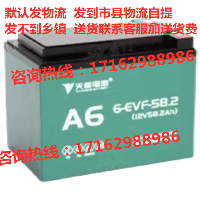 天能蓄电池6-EVF-58.3电动车电瓶