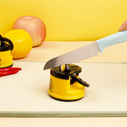 小黄鸭吸盘磨刀石专业快速磨刀器