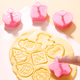 曲奇饼干模具按压式 饰切模 祝福爱心形圣诞节卡通饼干模糖霜翻糖装