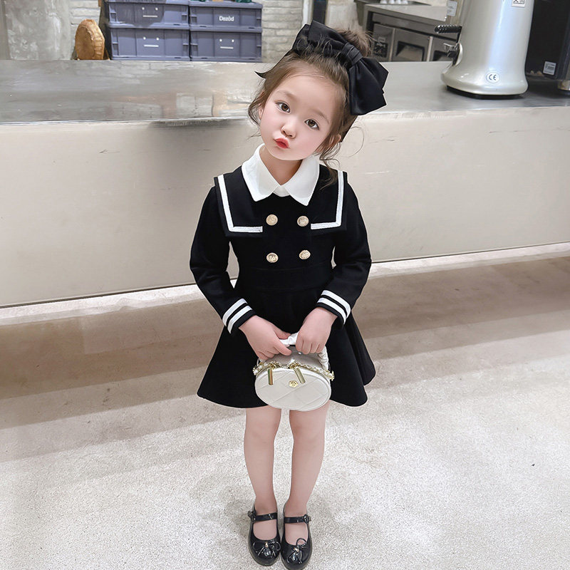 春装2025新款春秋款学院风儿童长袖春季女宝宝公主