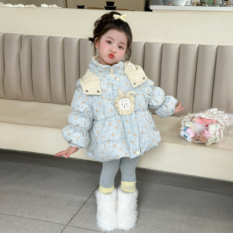 超好看女童棉服冬装2025新款洋气