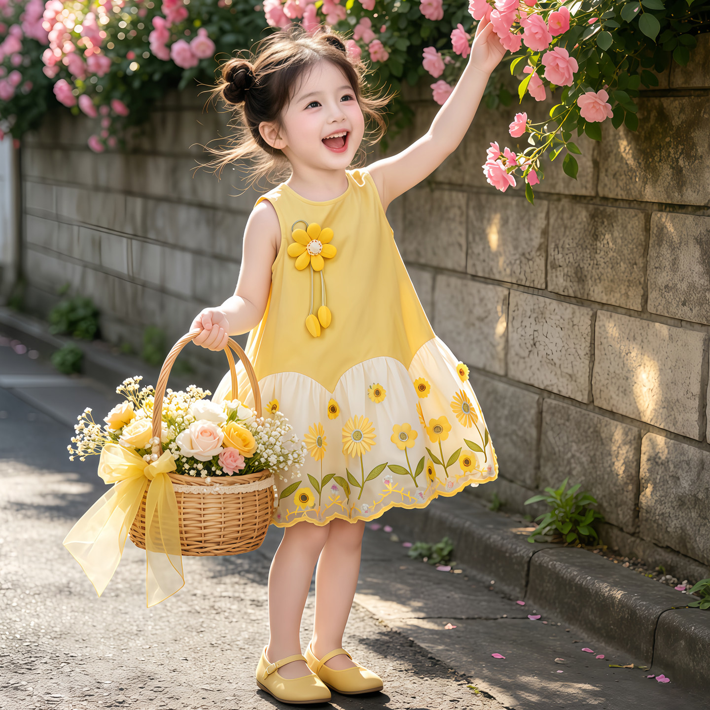 女童连衣裙夏装2026新款巨好看儿童公主裙女宝宝背心裙子夏季薄款