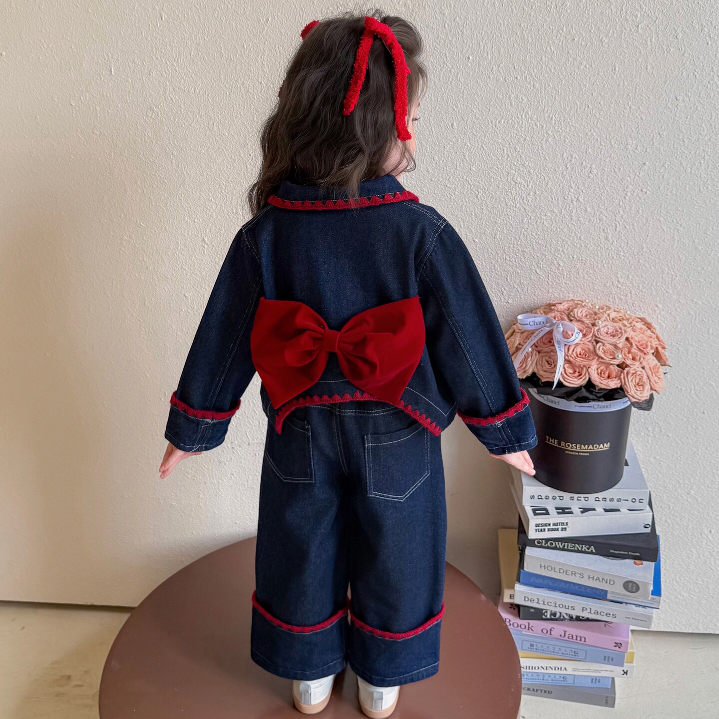 巨好看女童牛仔套装秋装洋气时髦