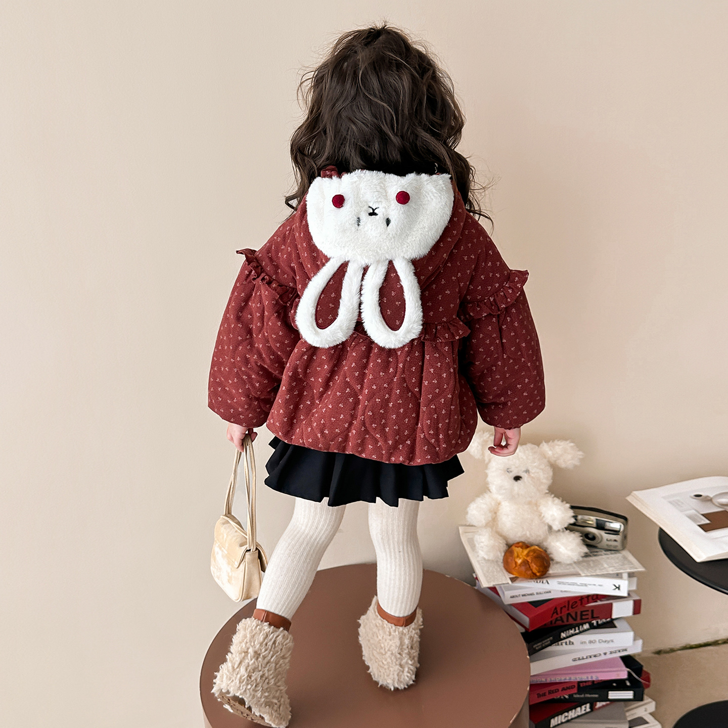 超好看女童加绒棉衣外套秋冬保暖