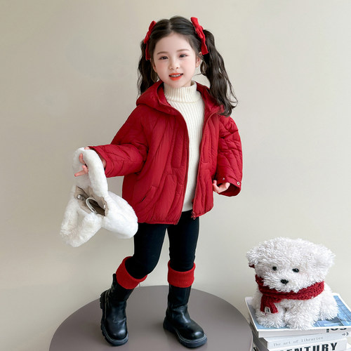 女童棉服冬装外套2025新款儿童装