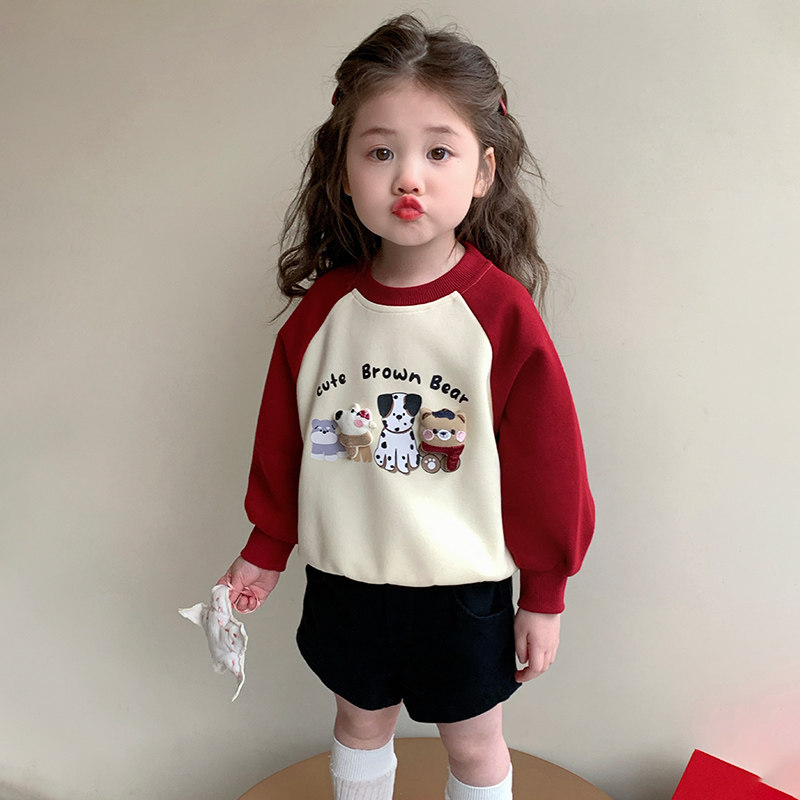 女童卫衣春秋款2026新款韩版洋气儿童休闲衣服女宝宝春装时髦上衣,童装/婴儿装/亲子装,卫衣/绒衫,淘宝优惠券,粉丝福利购,淘宝优惠卷