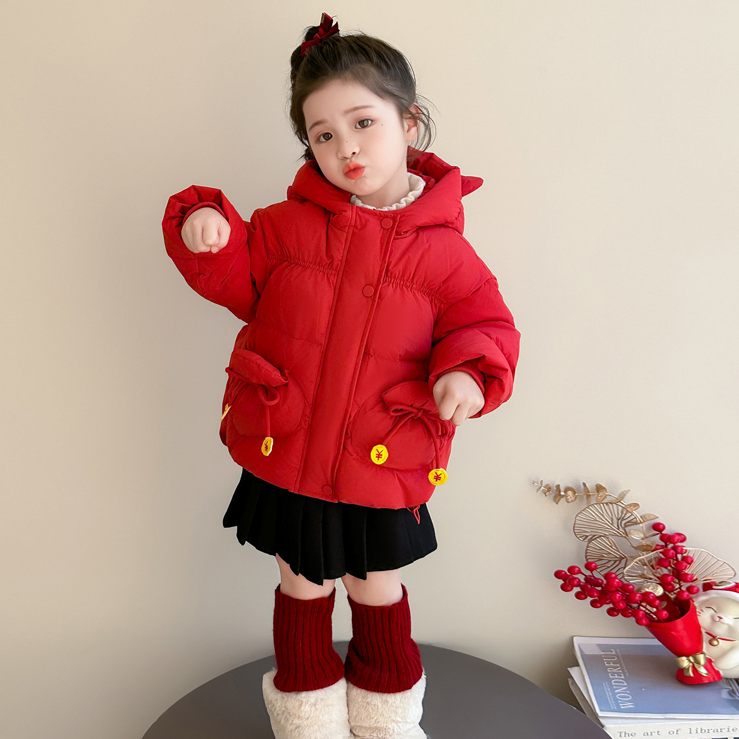 超好看女童棉服冬装2025新款洋气