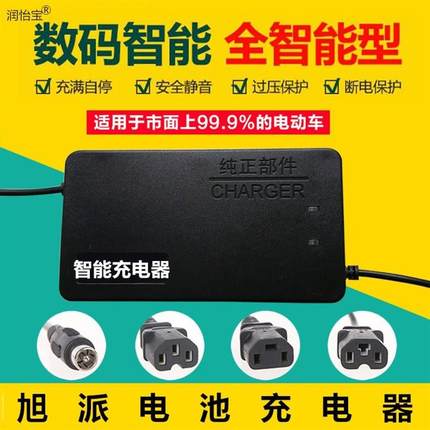 旭派电池电动三轮车车载充电器48V12AH20AH60V20AH72v30AH32A35A5