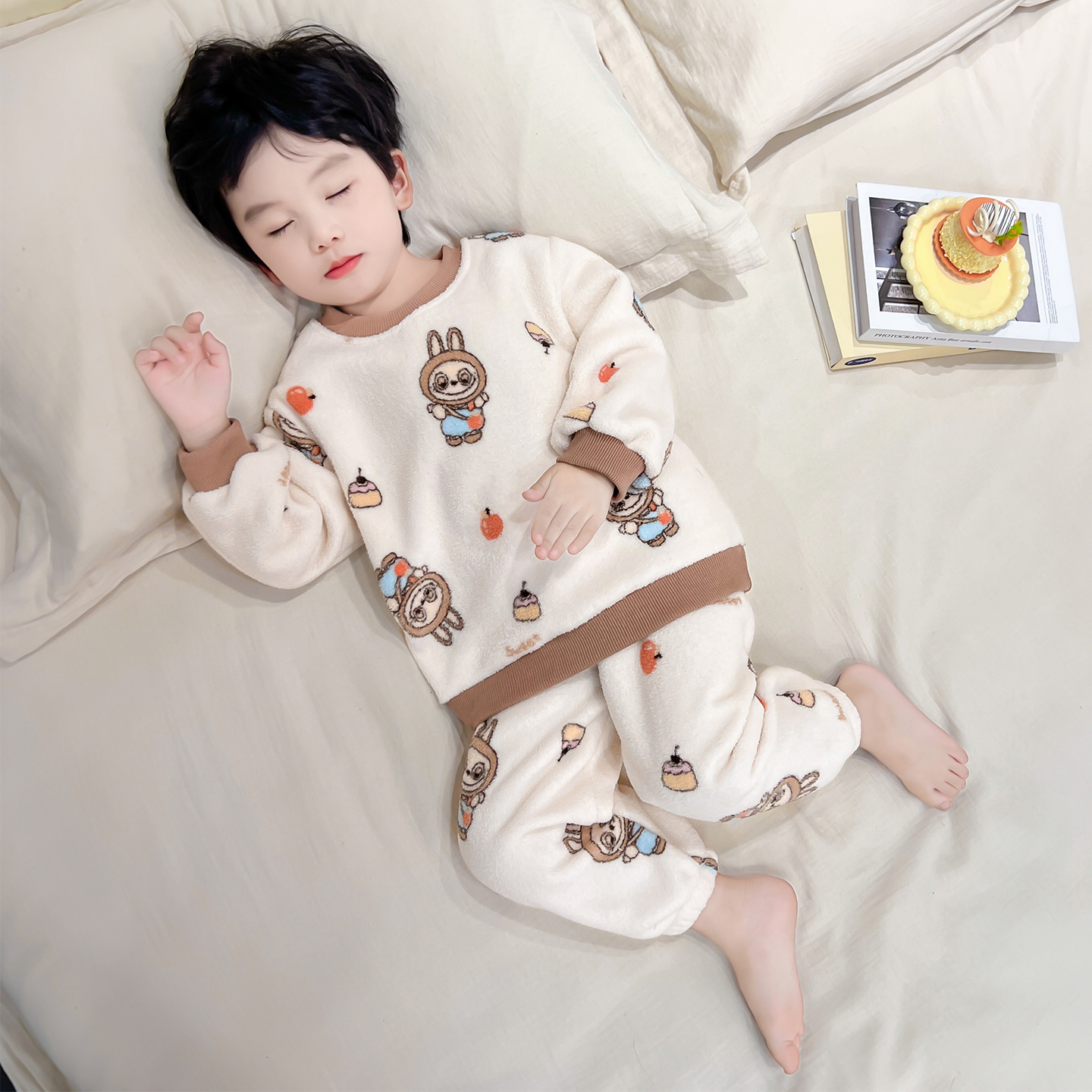 男童睡衣冬季保暖婴幼儿亲肤A类