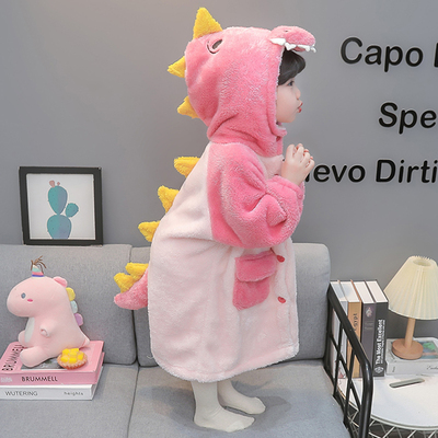 朵贝熊女童恐龙尾巴睡袍