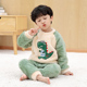 男童珊瑚绒睡衣秋冬儿童卡通家居服保暖套装 男宝加厚法兰绒男孩冬
