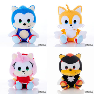 日版SEGA刺猬索尼克毛绒 小狐狸塔尔斯 艾咪 SONIC＆FRIENDS系列