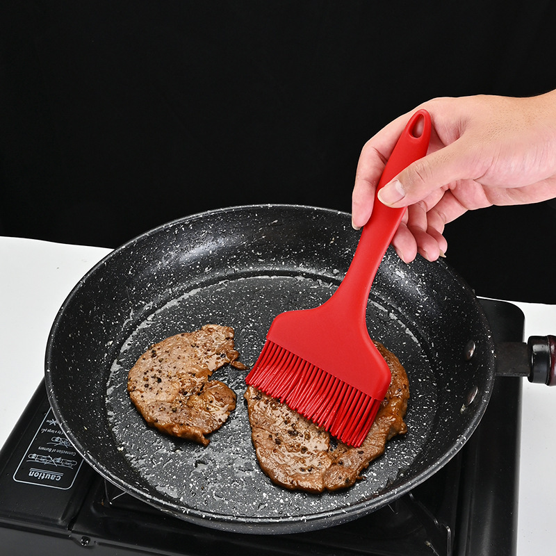 特大号硅胶烧烤刷宽口油刷食品级
